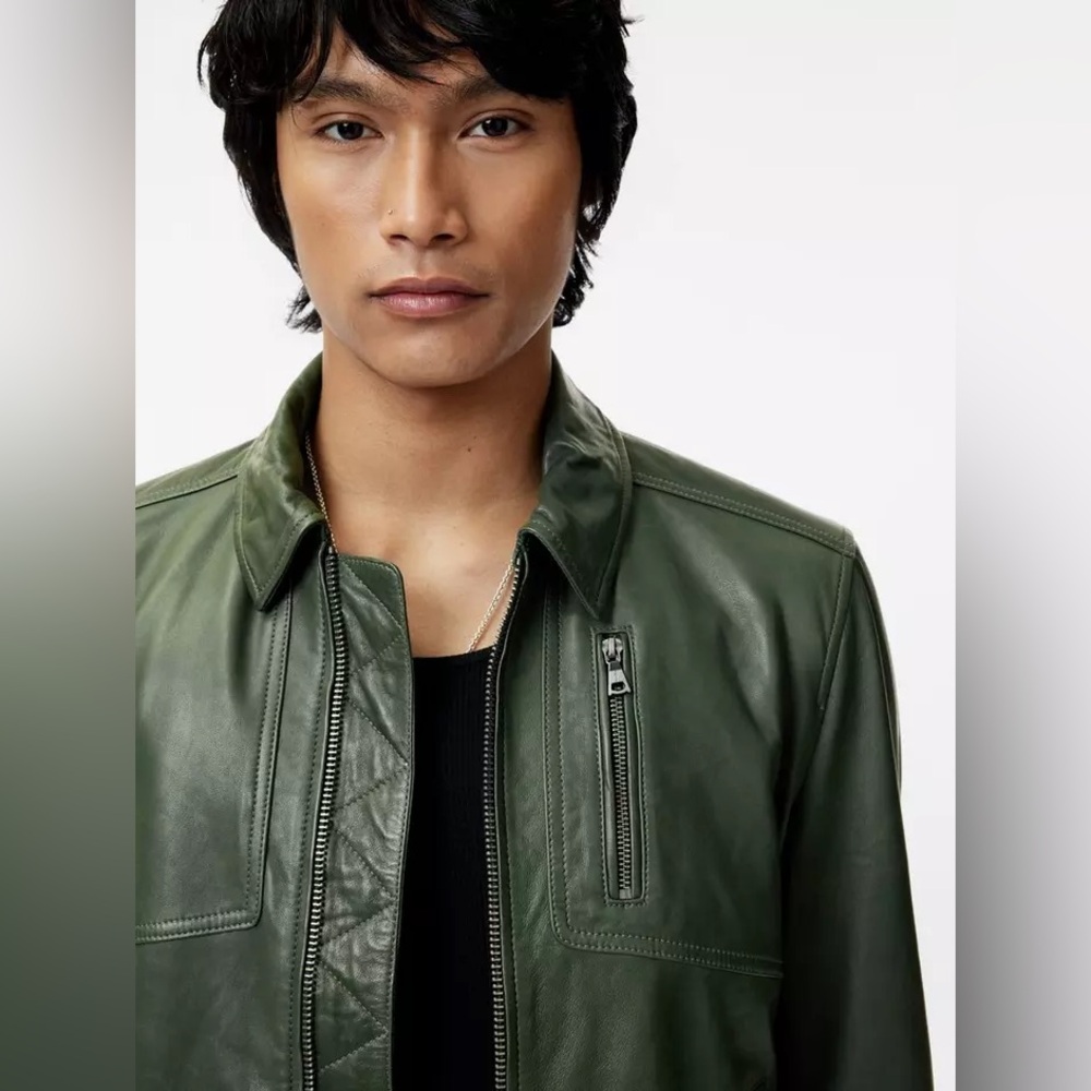 John Varvatos Kai Aviator Jacket Size EU 52 USA 42 Brand new with tags. - Picture 4 of 16